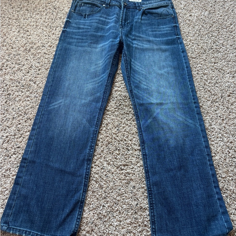 Men's Relaxed Fit Blue Jeans